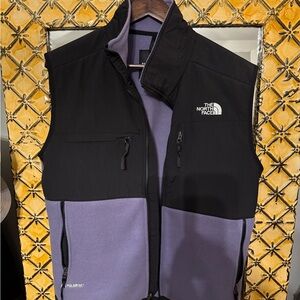 The North Face Men's Vest in Black and Purple